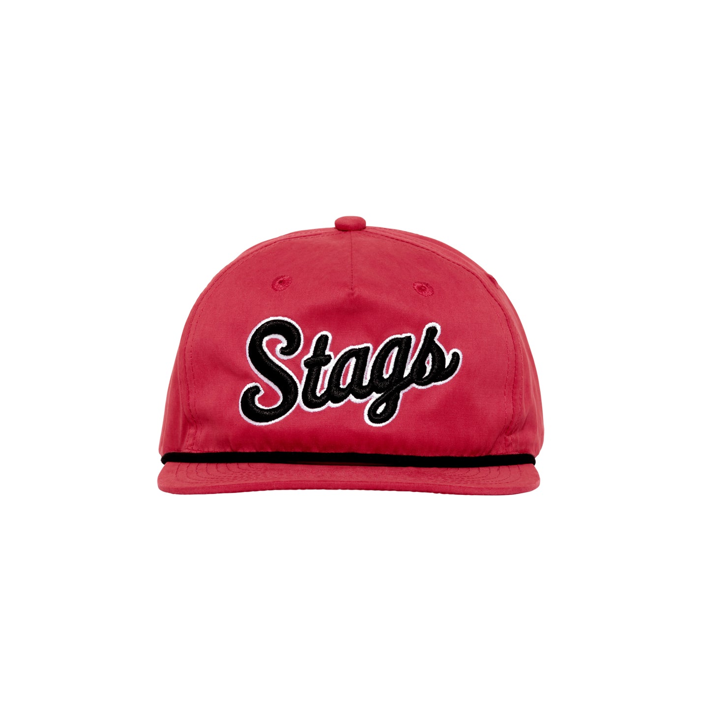 Stag Script Hat | Red & Black