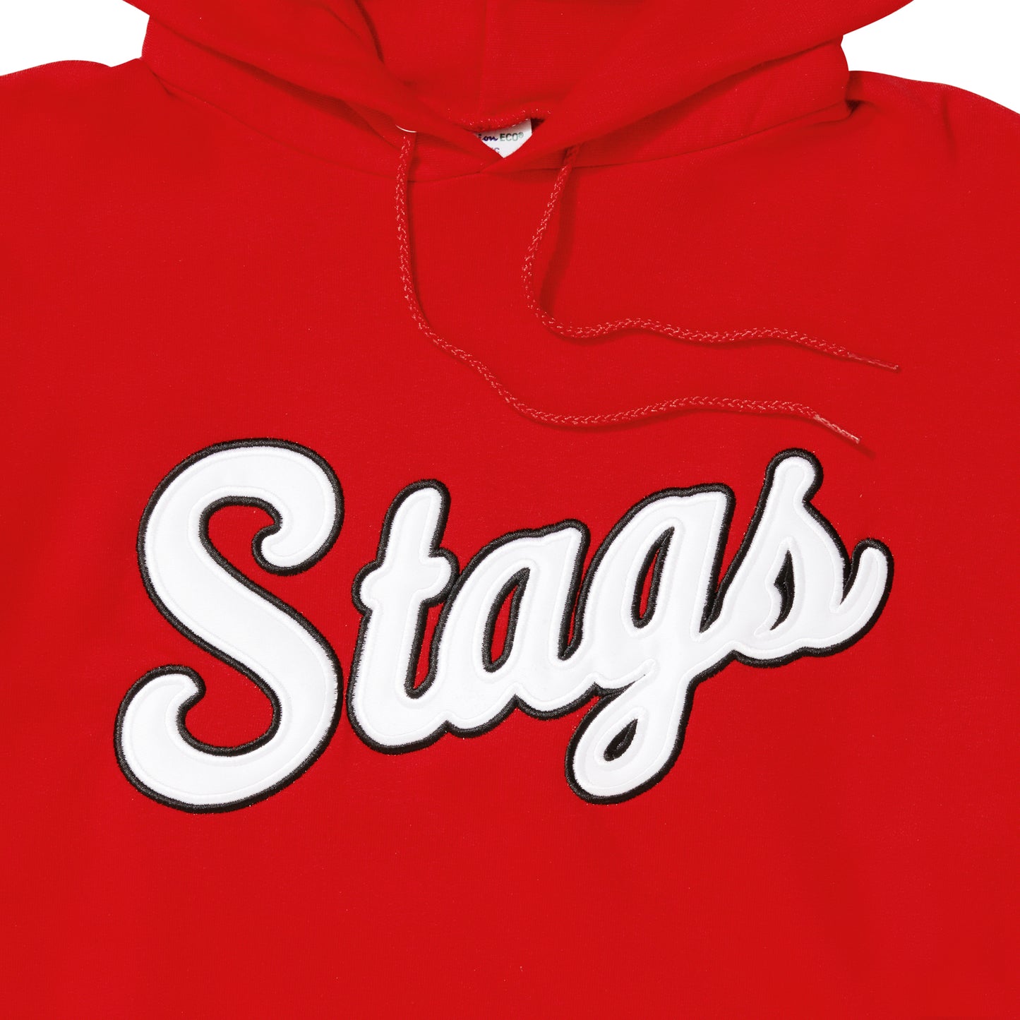 Stag Script Hoodie  | Red