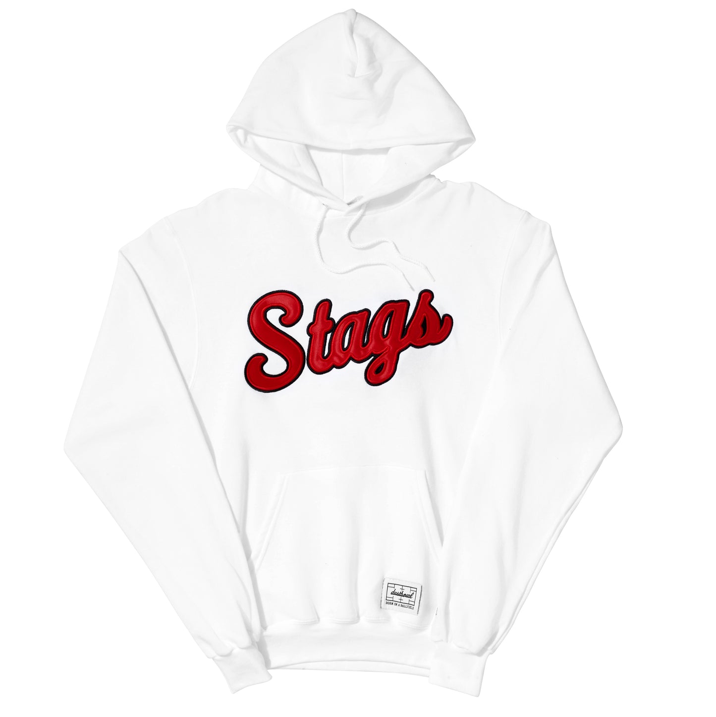 Stag Script Hoodie | White