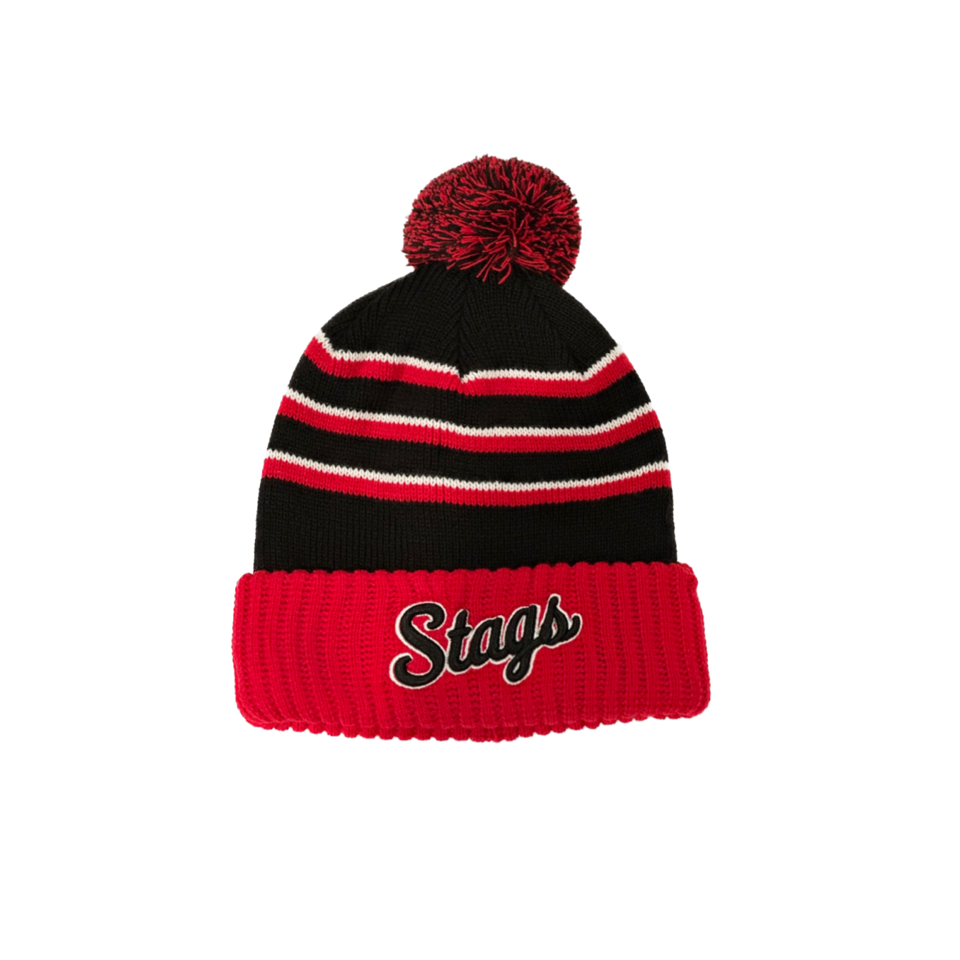 Stag Script Beanie | Spirit Pom